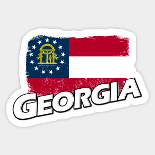 Georgia flag Sticker